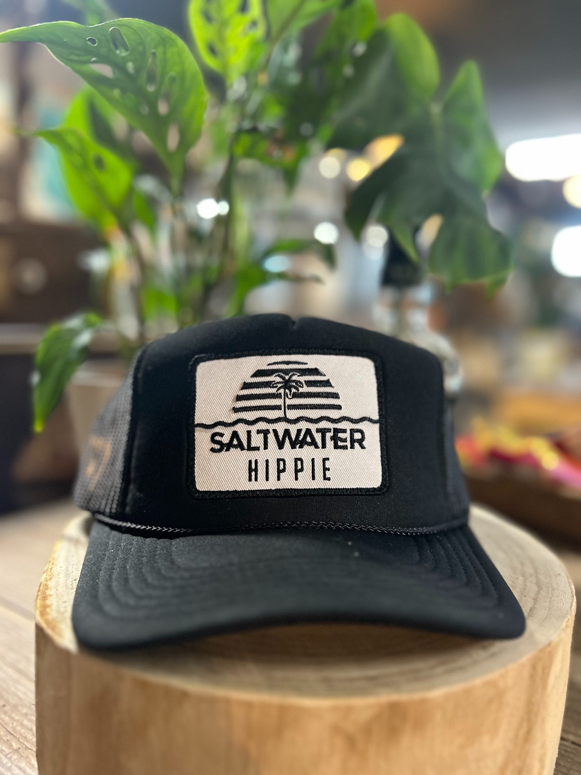“Salty Steam Punk Funk” Hat by:Ocean Hippie Saltwater Hippie Foam Trucker Hat | Saltwater Hippie main image 4