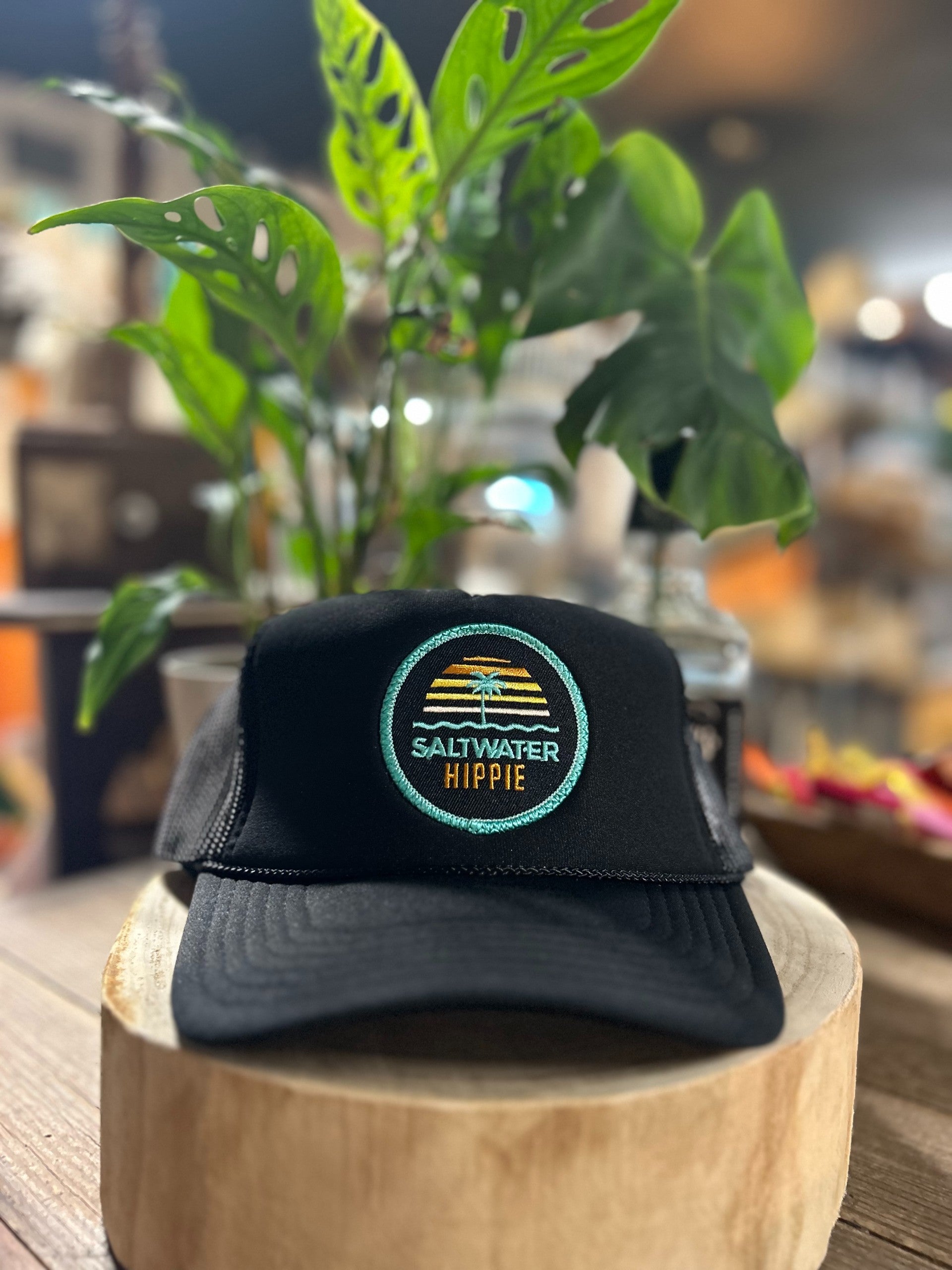 Saltwater Hippie Foam Trucker Hat | Saltwater Hippie display picture 3